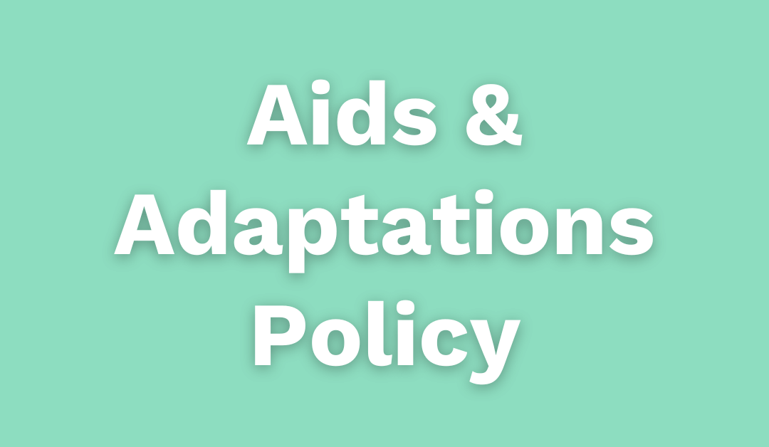 Aids & Adaptations Policy