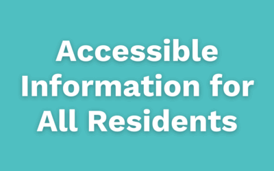 Accessible Information for All Residents