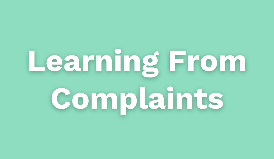Learning From Complaints