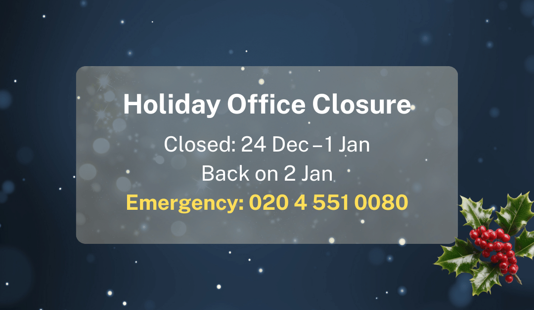 Holiday Office Closure