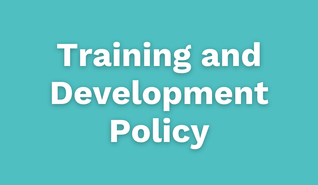 Training and Development Policy