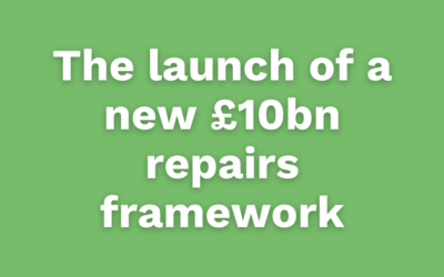 The launch of a new £10bn repairs framework